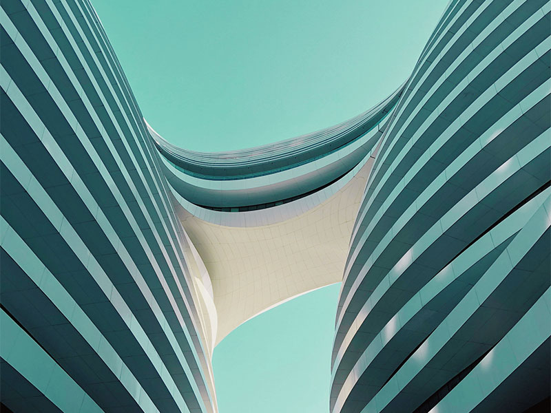 Abstract image of modern building