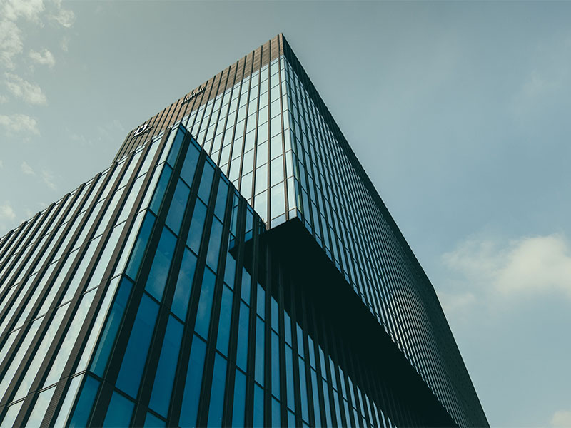 Abstract image of modern building